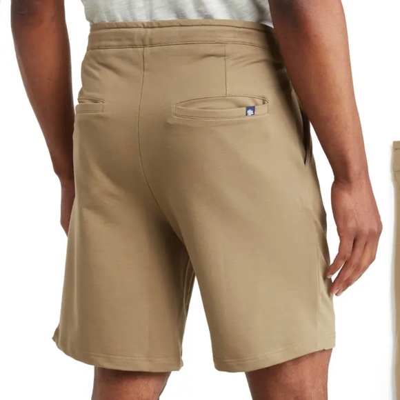 NWT French Terry Fleece Chino Shorts - STONE ROSE - Picture 2 of 6